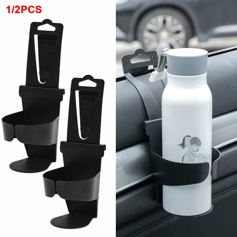 Coffee Equipment Holder - 1/2 個車のカップホルダーエアベント出口ドリンクコーヒーボトルホルダー缶マウントホルダー飲料灰皿マウントスタンドカーアクセサリー