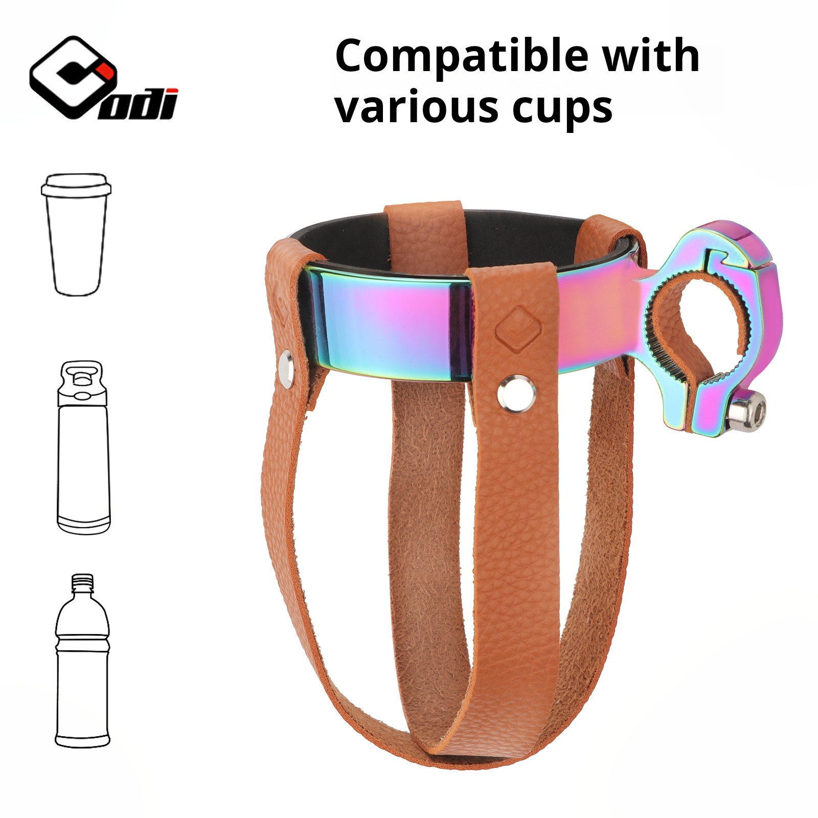 Coffee Equipment Holder - ODI レトロ自転車ウォーターボトルケージアルミ合金コーヒーカップホルダー多機能機器カップホルダーバイクサイクリング用