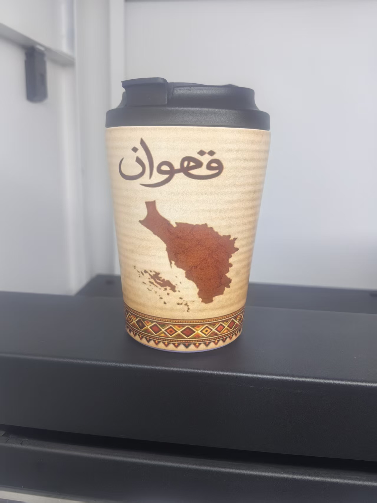 Coffee Equipment Logo - ロゴ画像 1/2M カフェ 12オンス コーヒーカップ 304ステンレス製