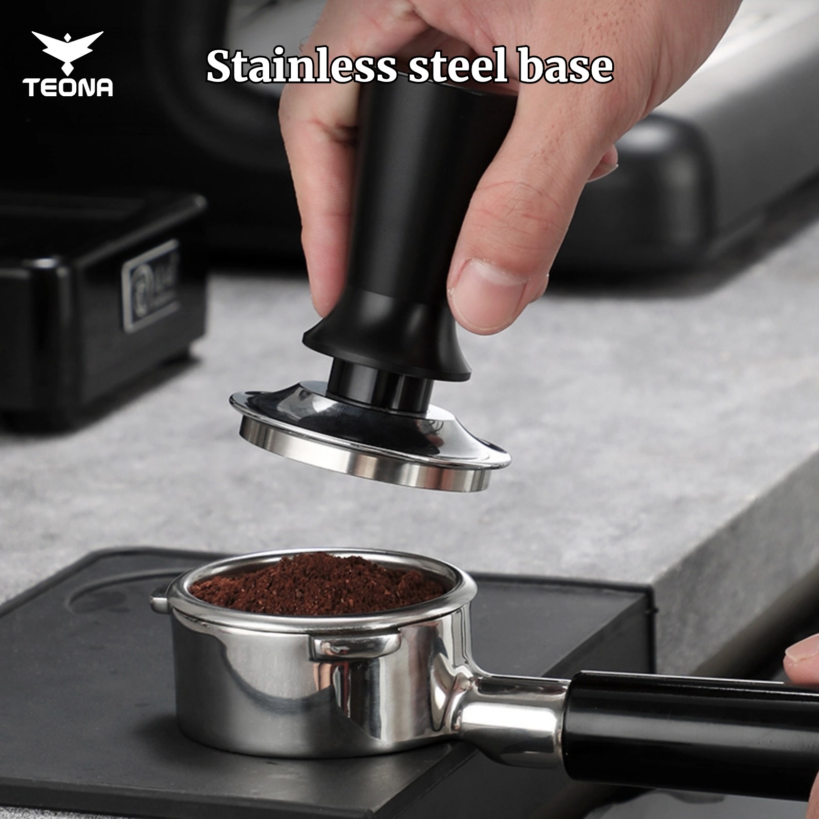 Espresso Tamper Set - 58 ミリメートル 53 ミリメートル 51 ミリメートルエスプレッソタンパーバリスタコーヒータンパー校正済みスプリングロードステンレス鋼タンパー