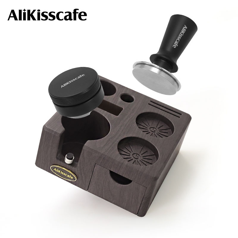 Coffee Equipment Holder - Alikisscafe コーヒータンピングステーション 51 ミリメートル 54 ミリメートル