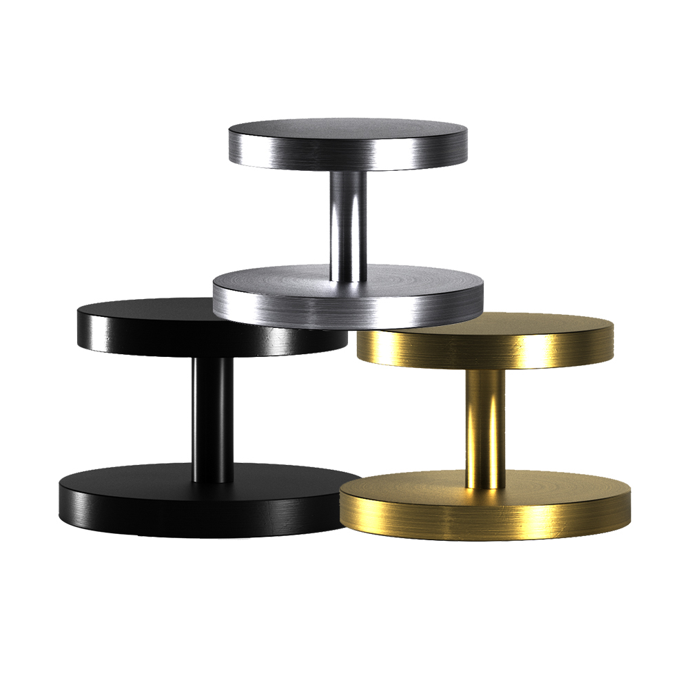 Espresso Tamper Set - バリスタ-屋外コーヒーメーカー,コーヒープレス,両面フラットベース,58mm,51mm,金メッキ