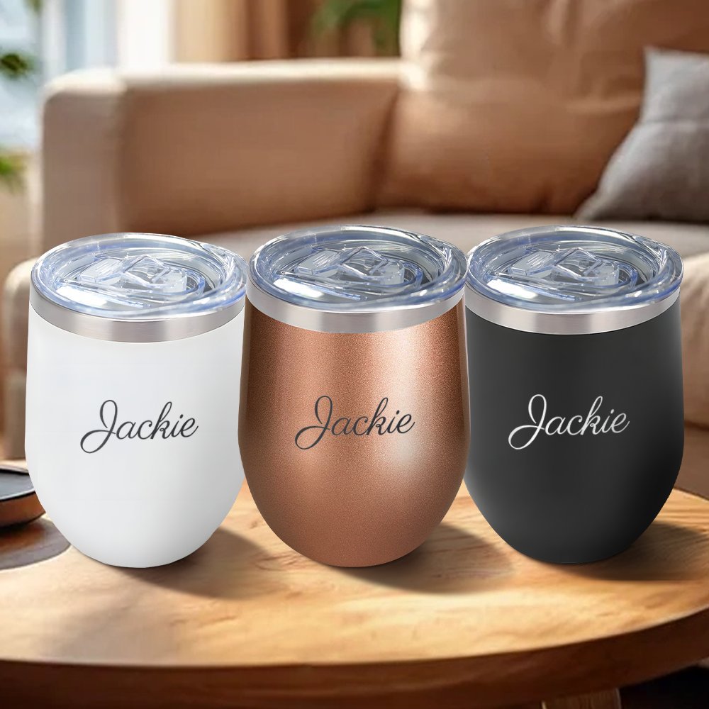 Coffee Equipment Logo - 360mlステンレス製卵殻型ワインタンブラー、カスタムロゴ入り、二重壁真空断熱カップ、コーヒー、紅茶、オフィス、家庭、旅行用