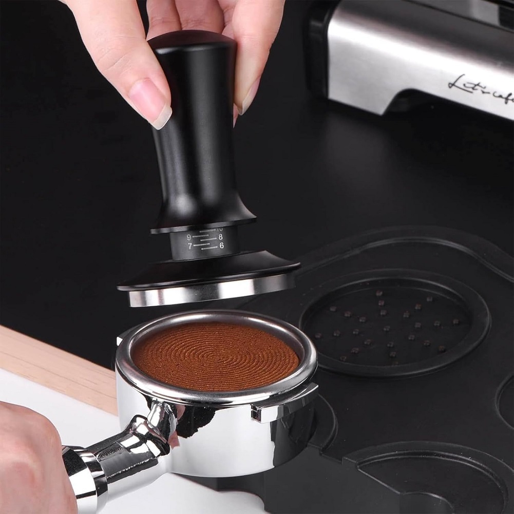 エスプレッソタンパーセット 51mm、スプリング式タンパー、 - Espresso Tamper Set のレビューと価格