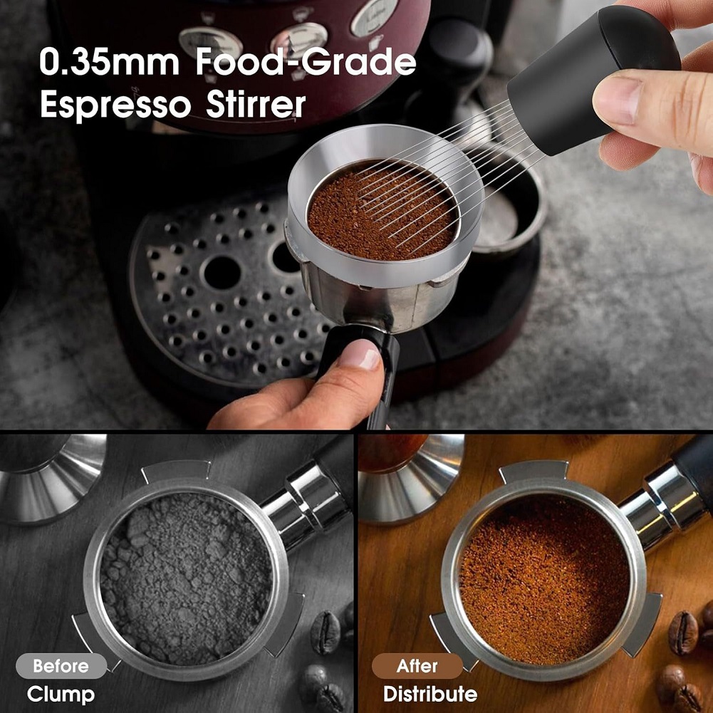 エスプレッソタンパーセット 51mm、スプリング式タンパー、 - Espresso Tamper Set のレビューと価格