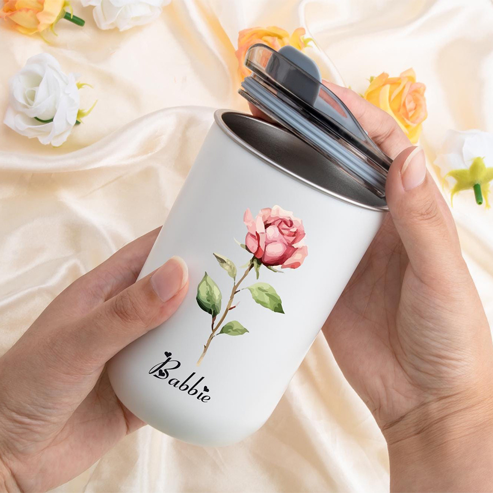 パーソナライズされたカスタマイズ名：カーネーションフラワー  - Coffee Equipment With Name のレビューと価格