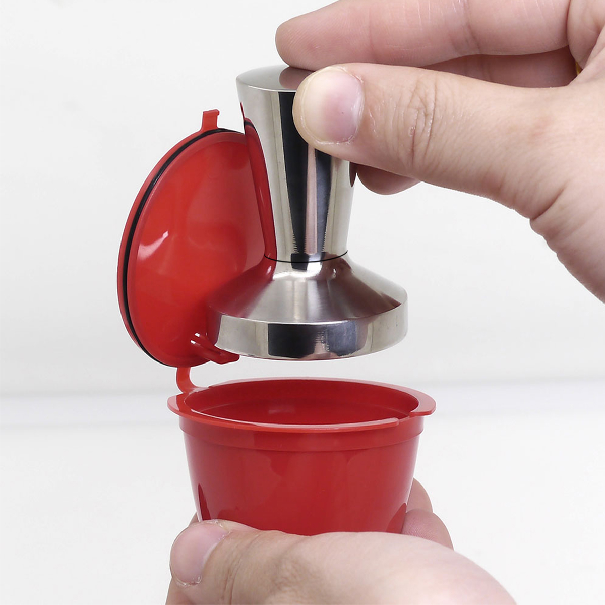 ステンレス鋼スマートドルチェグストコーヒータンパー 40 ミ - Espresso Tamper Set のレビューと価格