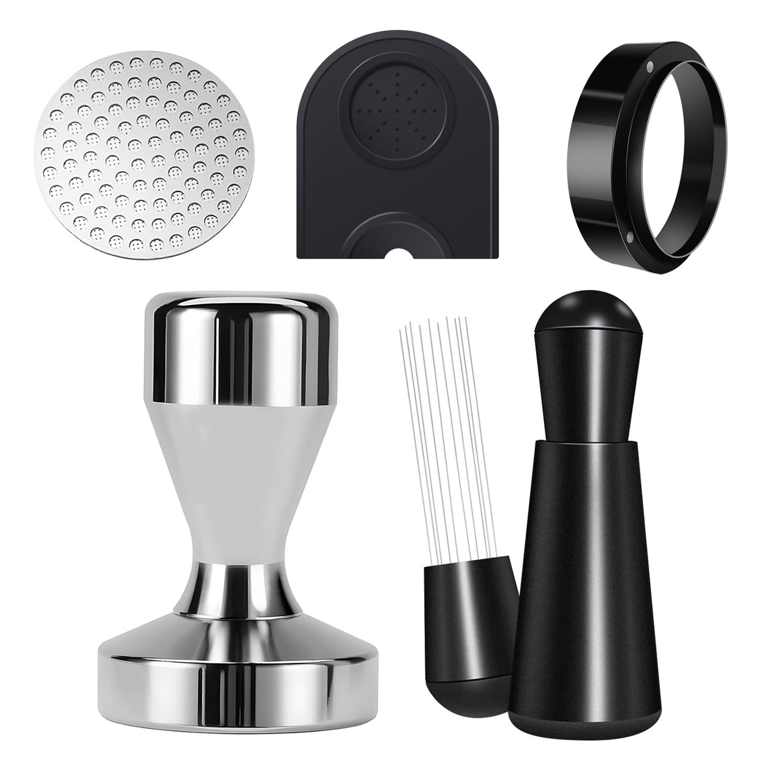 コーヒーアクセサリーキット 51MM 53MM 58MM エ - Espresso Tamper Set のレビューと価格