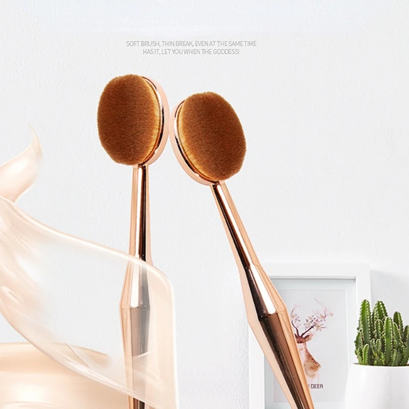 1 個メイクブラシ歯ブラシマーメイドメイクブラシファンデーシ - Group Head Brush のレビューと価格