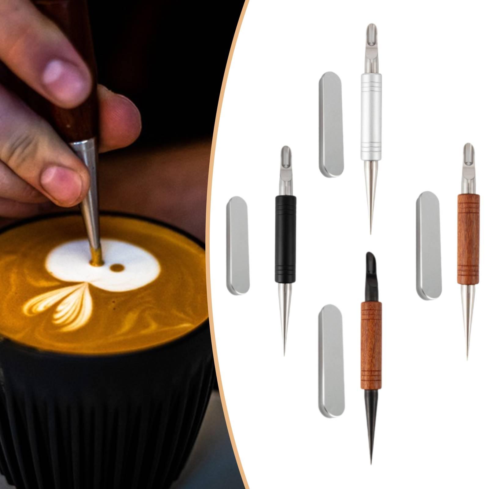 ラテアートペンデコレーションペンアクセサリープロフェッショナ - Coffee Equipment And Tools のレビューと価格