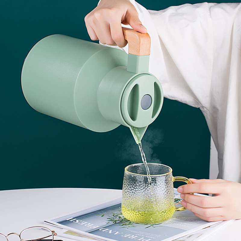 大容量ガラスライナー断熱ポット、ケトル、サーマルボトル、温水 - Coffee Equipment Home のレビューと価格