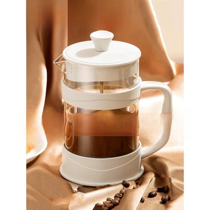 手動プレス式ガラスコーヒーメーカー 家庭用フィルター式コーヒ - Coffee Equipment Home のレビューと価格