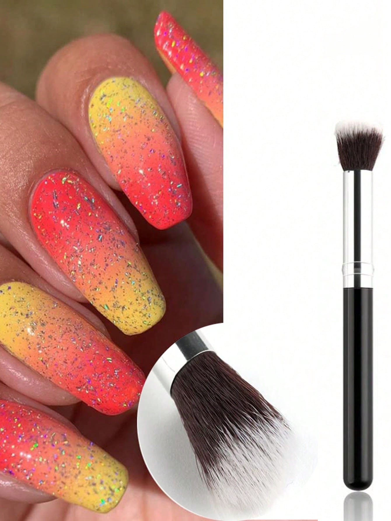 オンブルネイルブラシセット,アイシャドウ,ファンデーション, - Group Head Brush のレビューと価格