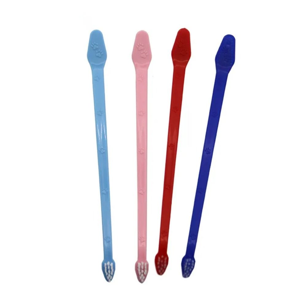 ダブルヘッドドール犬の歯ブラシ,柔らかく,無毒の歯が生えるマ - Group Head Brush のレビューと価格