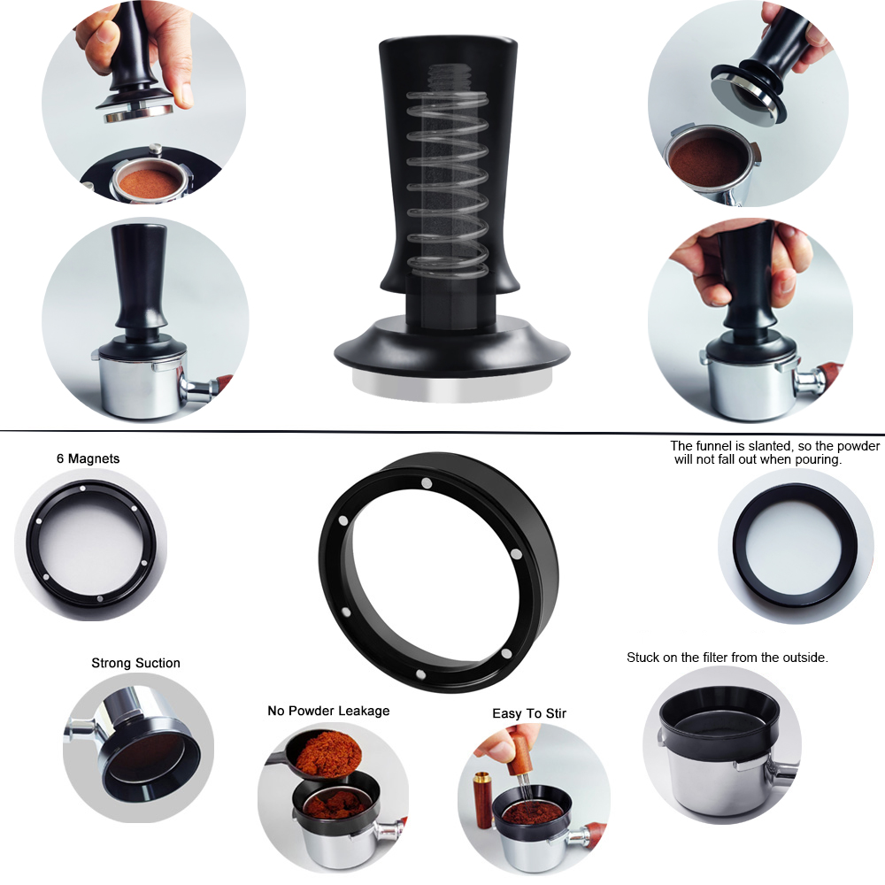 51/53/58mm エスプレッソタンパー、WDT スターラ - Espresso Tamper Set のレビューと価格
