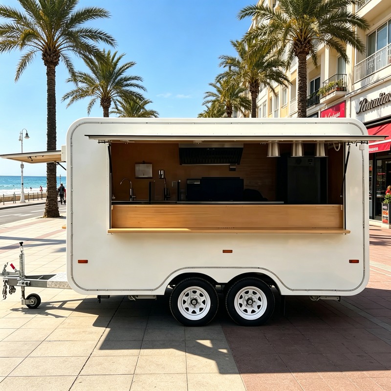 カスタマイズ可能なコーヒーバー、アイスクリーム販売車、移動式 - Coffee Equipment And Tools のレビューと価格