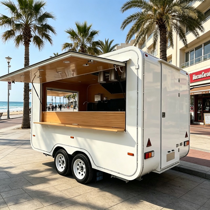 カスタマイズ可能なコーヒーバー、アイスクリーム販売車、移動式 - Coffee Equipment And Tools のレビューと価格