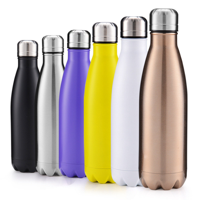 DIY真空断熱水筒 500ML 安全304ステンレス鋼 スポ - Coffee Equipment Logo のレビューと価格