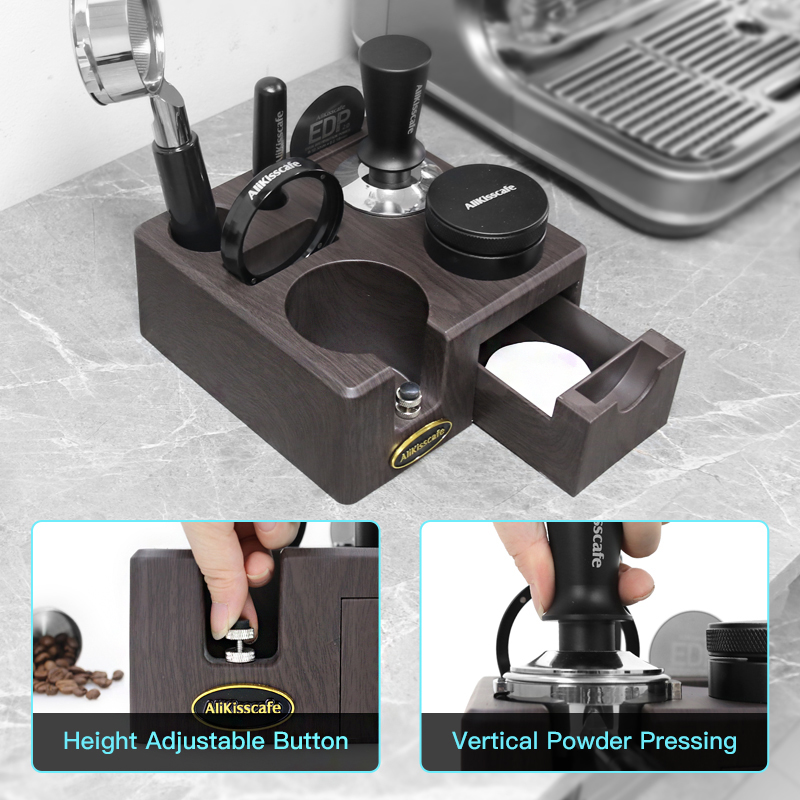 AliKisscafe コーヒータンピングステーションポルタ - Coffee Equipment Holder のレビューと価格