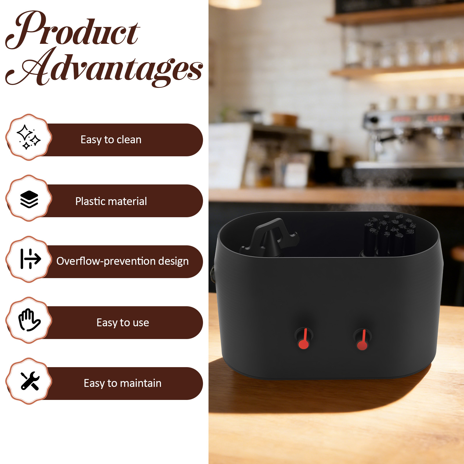 自動ノックボックスクリーナー 電動自動ノックボックスクリーナ - Coffee Equipment Holder のレビューと価格