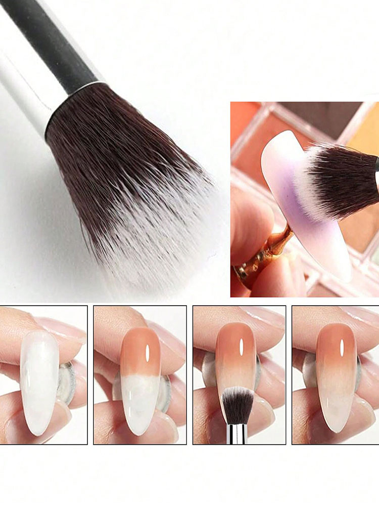 2 ピース/セットネイルアートグラデーションブラッシュブラシ - Group Head Brush のレビューと価格
