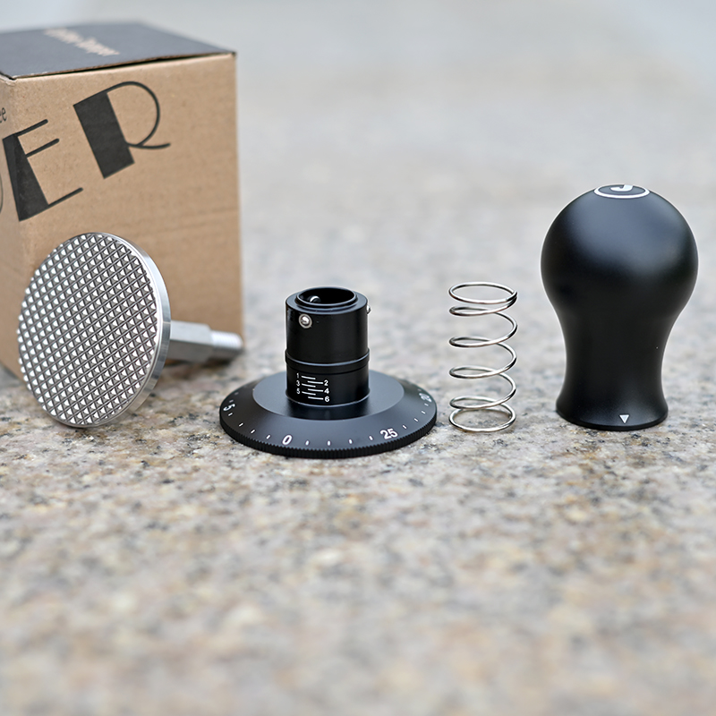 新設計のジャフィーコーヒータンパー、調整可能で圧力差なし、調 - Espresso Tamper Set のレビューと価格