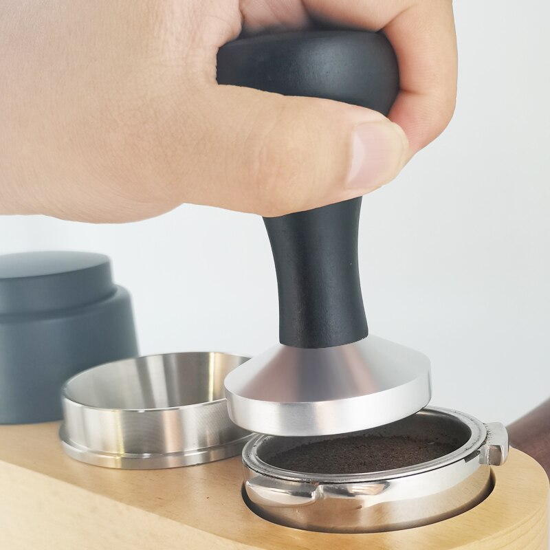 1pc 51/53/58mmエスプレッソタンパーブラックウッ - Espresso Tamper Set のレビューと価格