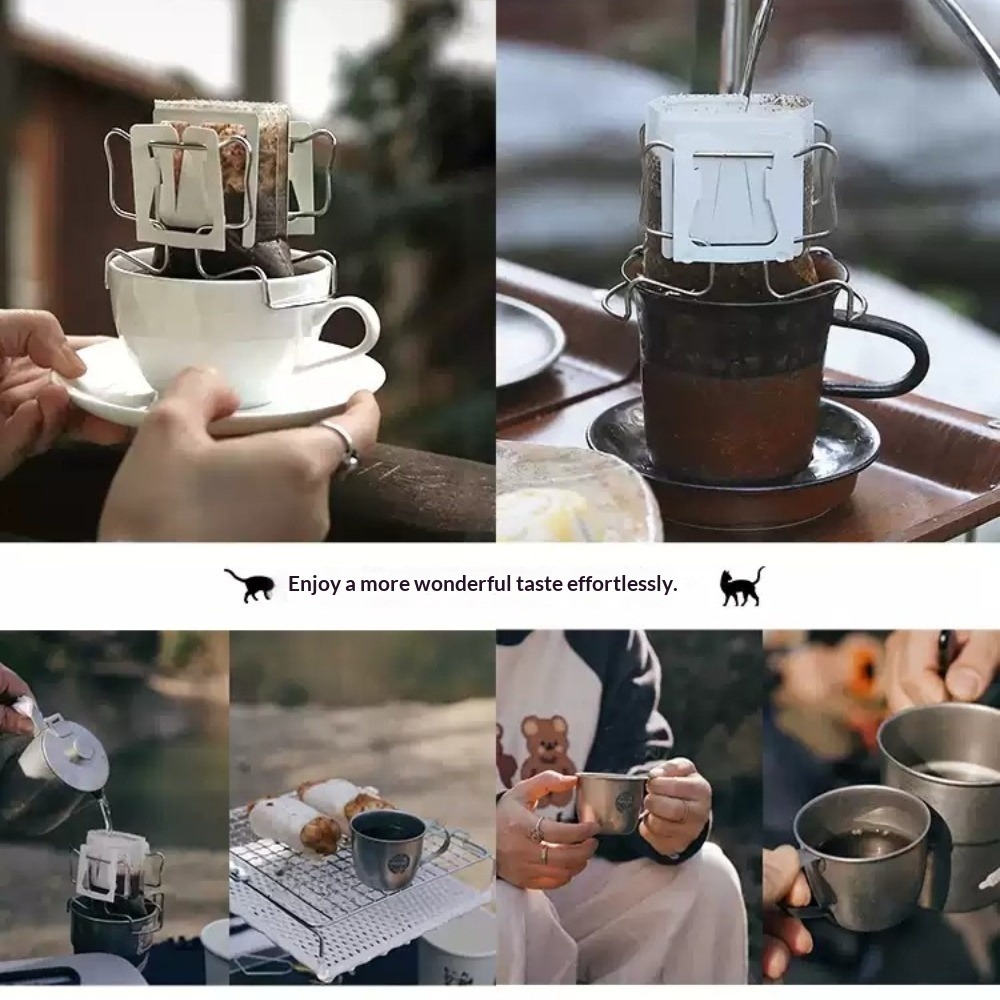 コーヒーバッグホルダー 304 ステンレス鋼 簡単に洗浄でき - Coffee Equipment Holder のレビューと価格